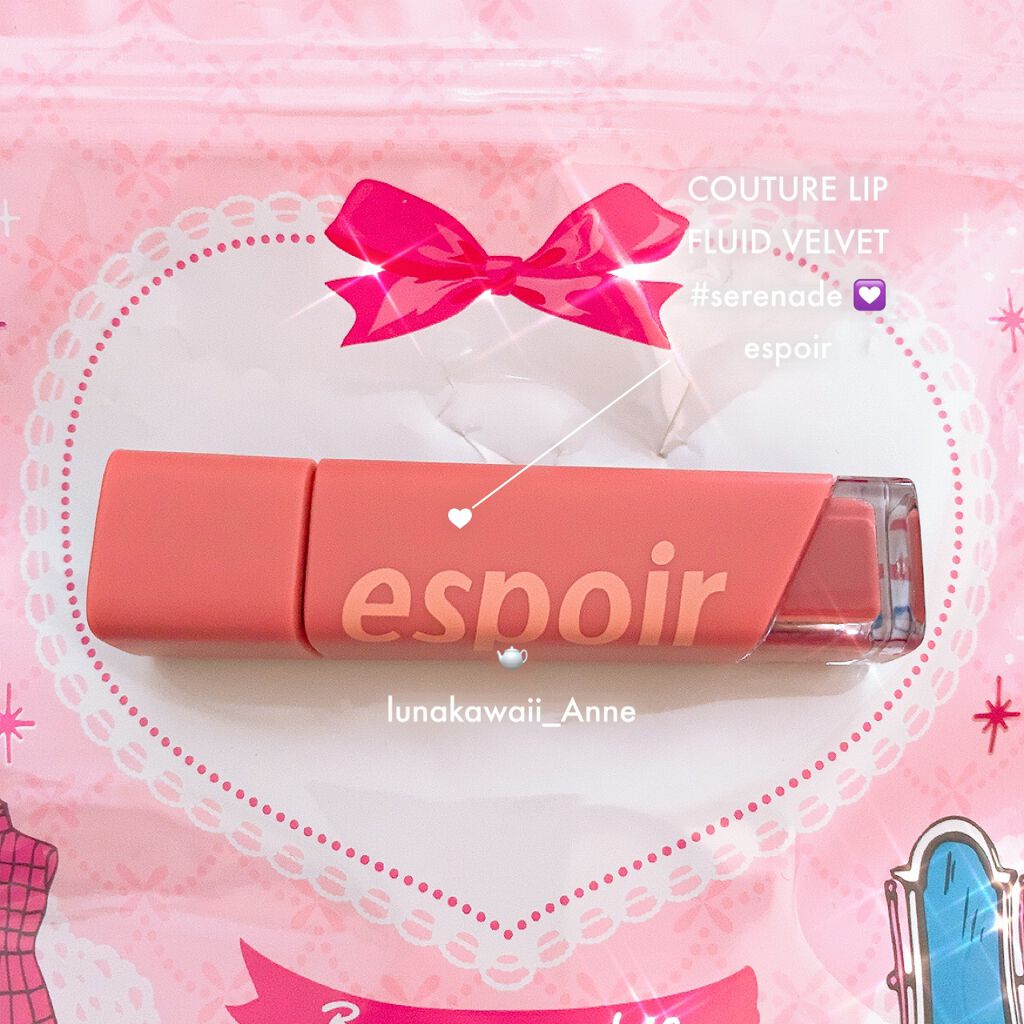 クチュールリップフルイドベルベット/espoir/口紅を使ったクチコミ(2枚目)