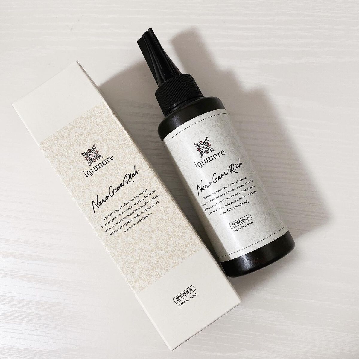 ナノグロウリッチ/iqumore/頭皮ローションを使ったクチコミ(1枚目)