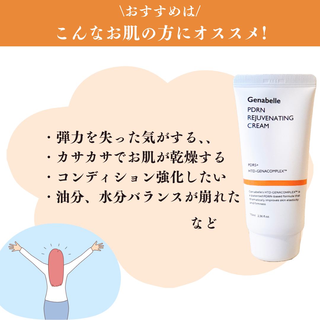 PDRNリジュビネイティングクリーム/Genabelle/フェイスクリームを使ったクチコミ（3枚目）