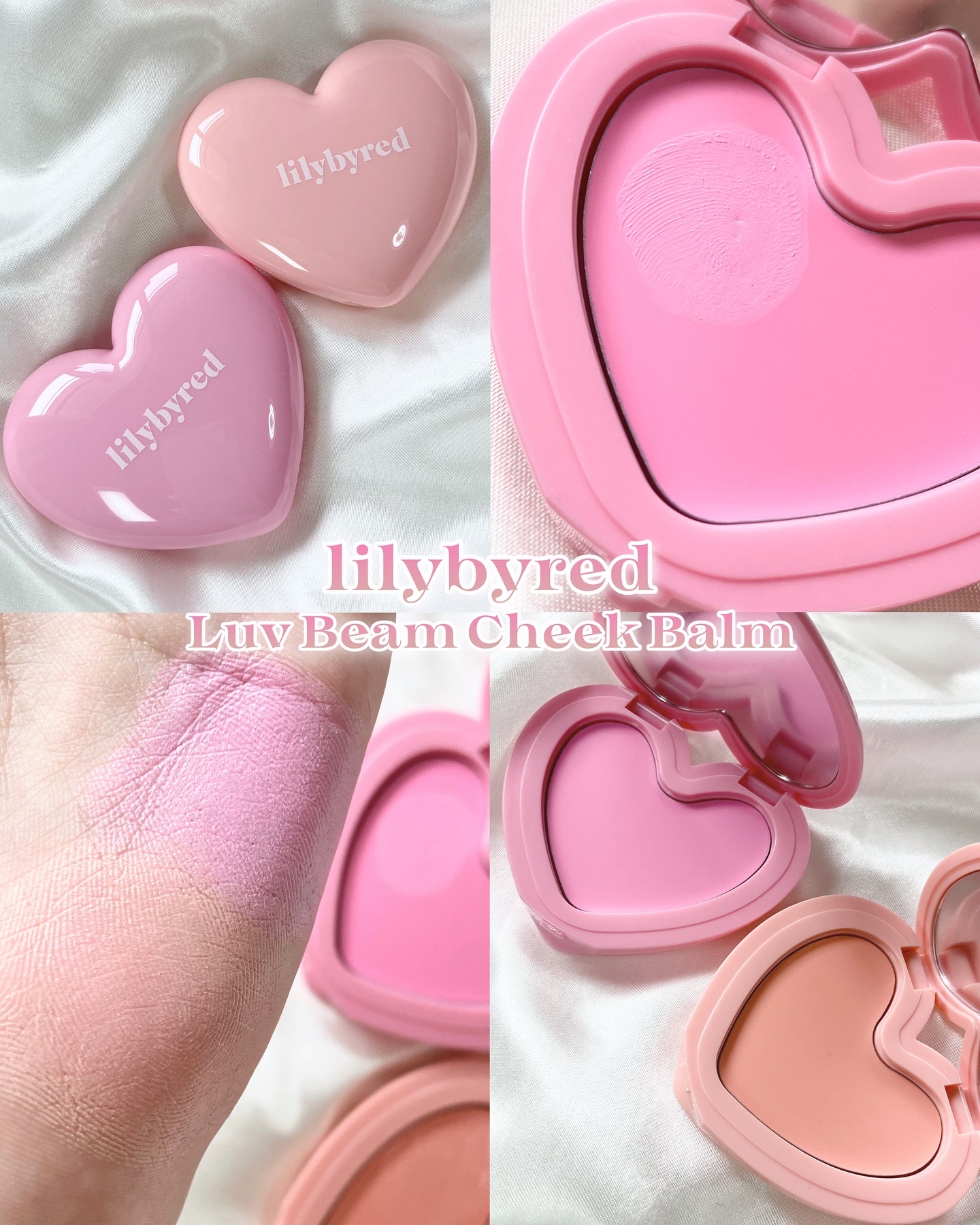 ラヴ ビーム チークバーム/lilybyred/ジェル・クリームチークを使ったクチコミ（1枚目）