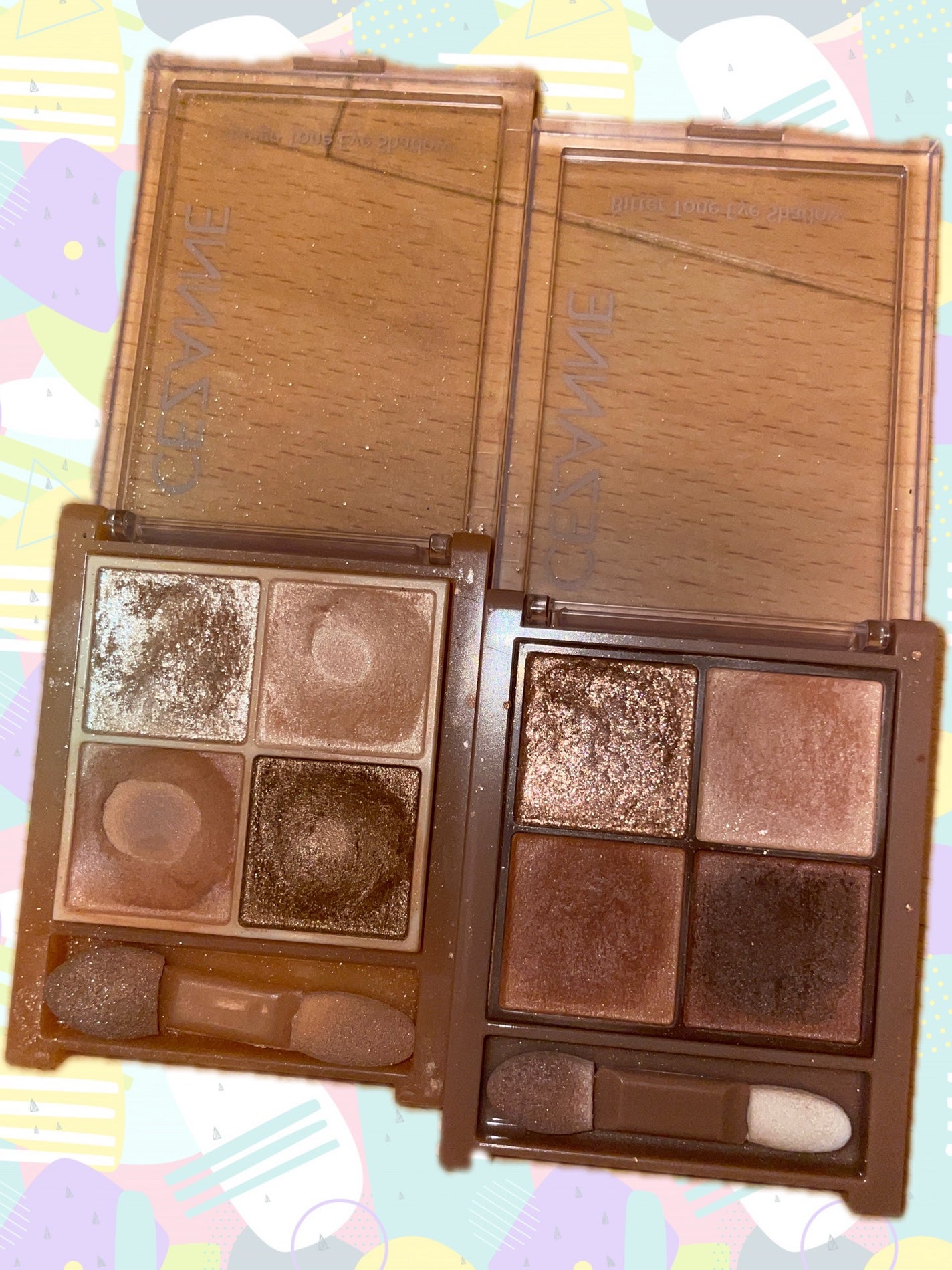 ベージュトーンアイシャドウ/CEZANNE/アイシャドウパレットを使ったクチコミ(1枚目)