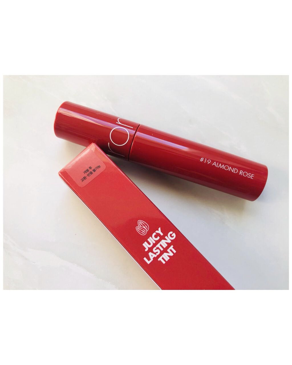 ジューシーラスティングティント/rom&nd/リップティントを使ったクチコミ(1枚目)