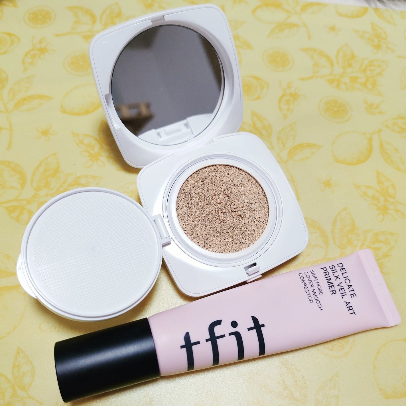 レイヤリングフィットカバークッションEX/TFIT/クッションファンデーションを使ったクチコミ(1枚目)