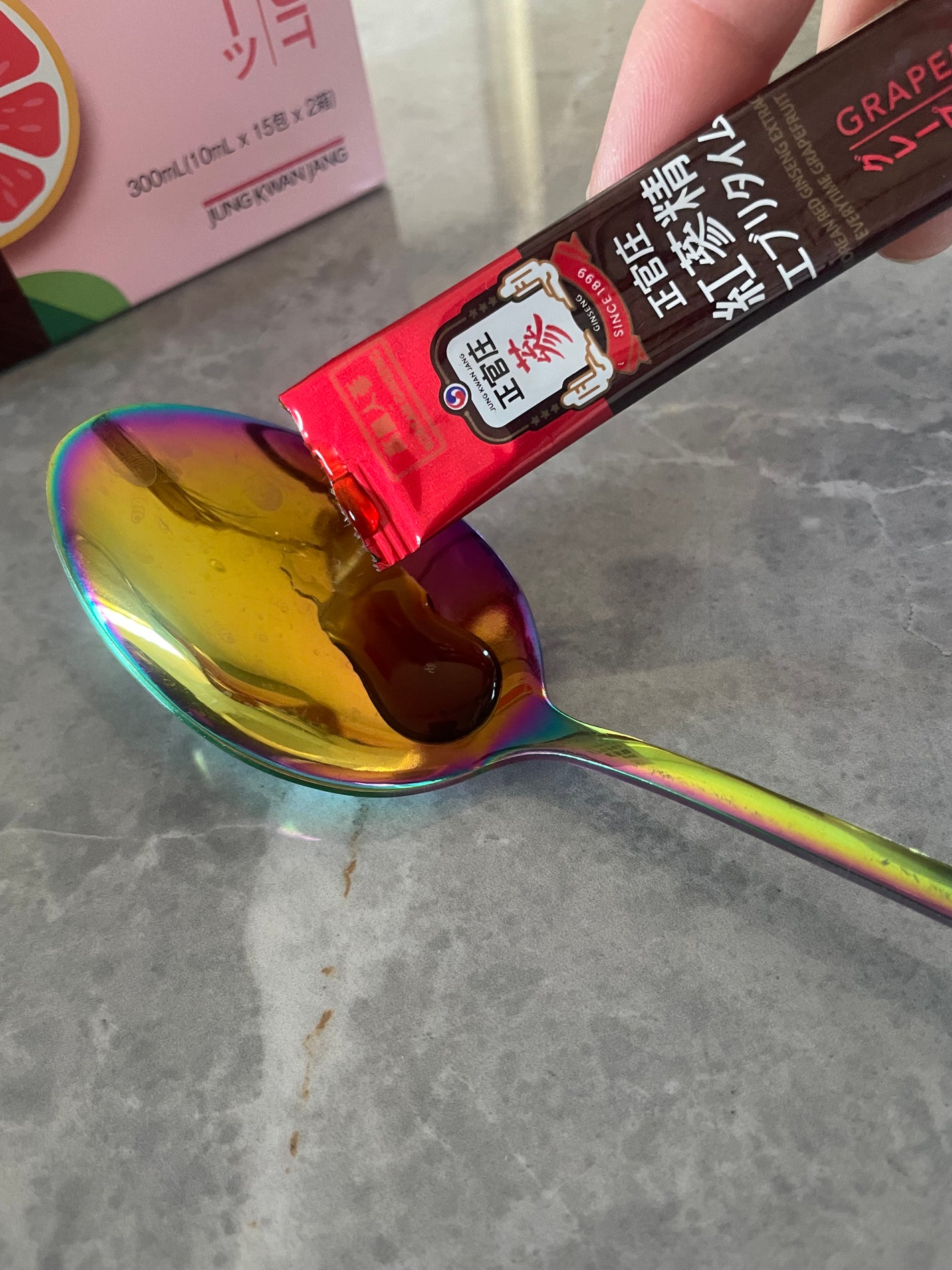 紅参精 エブリタイムグレープフルーツ/正官庄/健康サプリメントを使ったクチコミ(2枚目)