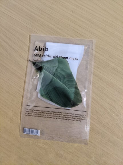弱酸性pHシートマスク ドクダミフィット/Abib /シートマスク・パックを使ったクチコミ(1枚目)