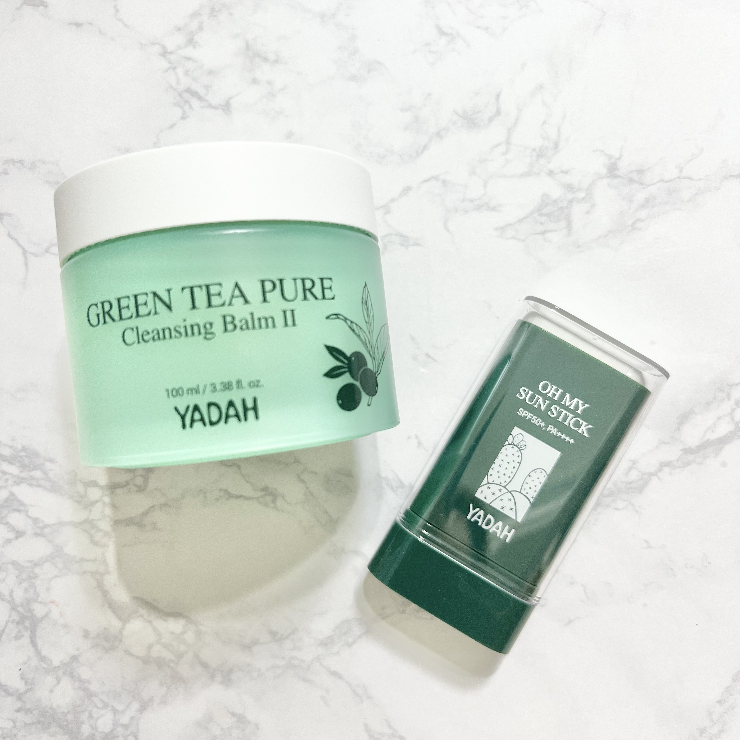 グリーンティーピュアクレンジングバームⅡ/YADAH/クレンジングバームを使ったクチコミ（1枚目）