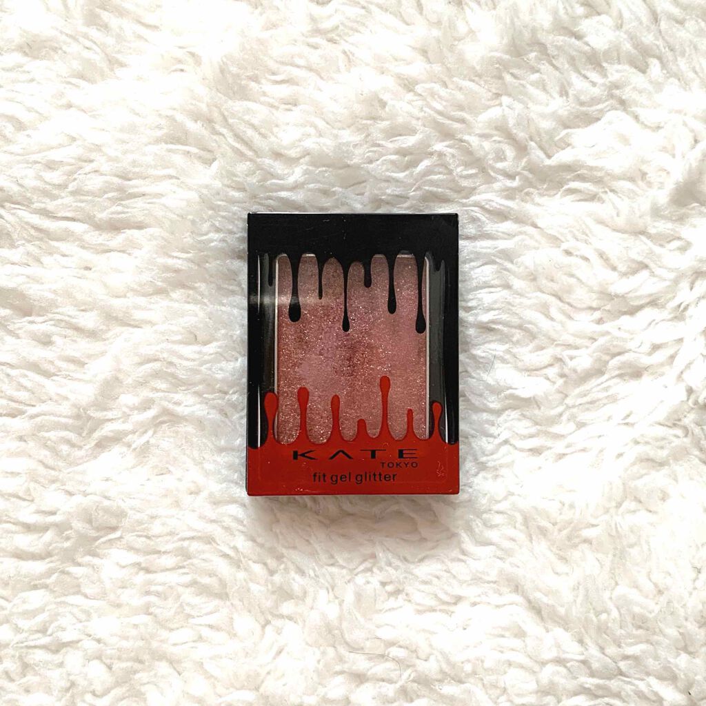 フィットジェルグリッター RD-1 Bewitching Red/KATE/ジェル・クリームアイシャドウを使ったクチコミ（1枚目）