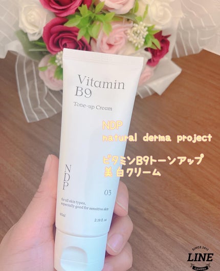 ビタミンB9トーンアップクリーム/NATURAL DERMA PROJECT/化粧下地を使ったクチコミ(1枚目)