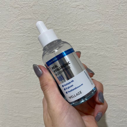 リアルヒアルロニックブルーアンプル 100/Wellage/美容液を使ったクチコミ(1枚目)