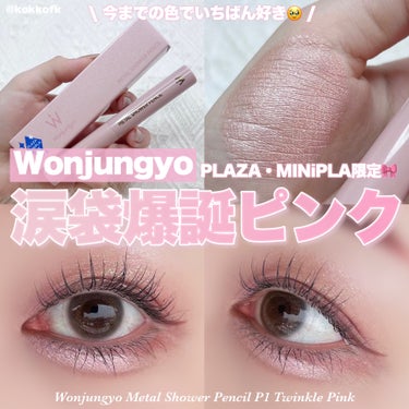 \ PLAZA限定ブルベ向け淡め涙袋ピンク🎀 /


〻 Wonjungyo
────────────
ウォンジョンヨ メタルシャワーペンシル
P1 トゥインクルピンク ¥1650（税込）
[3/7(木