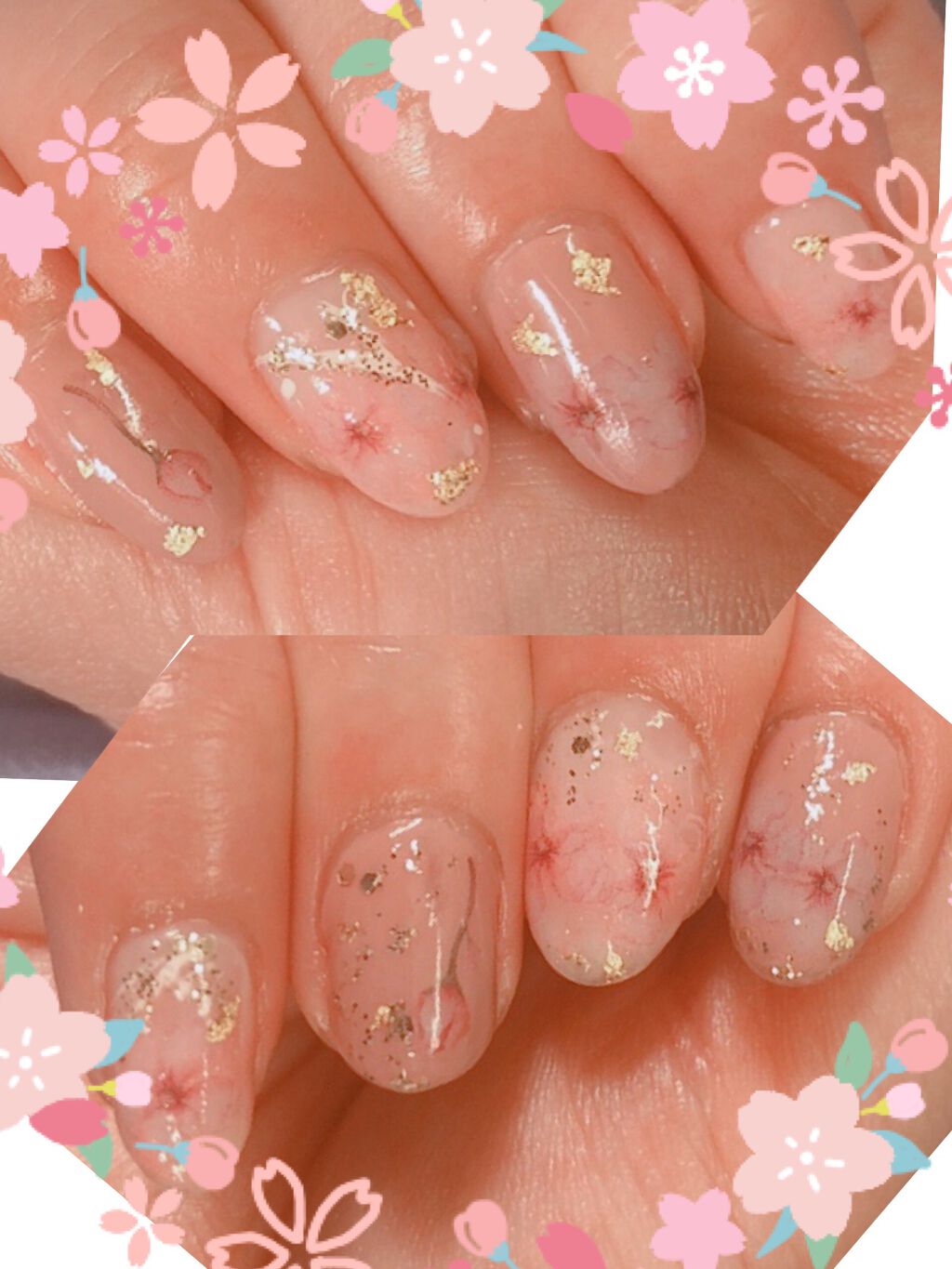 しずくネイルシール/キャンドゥ/ネイルシールを使ったクチコミ(1枚目)