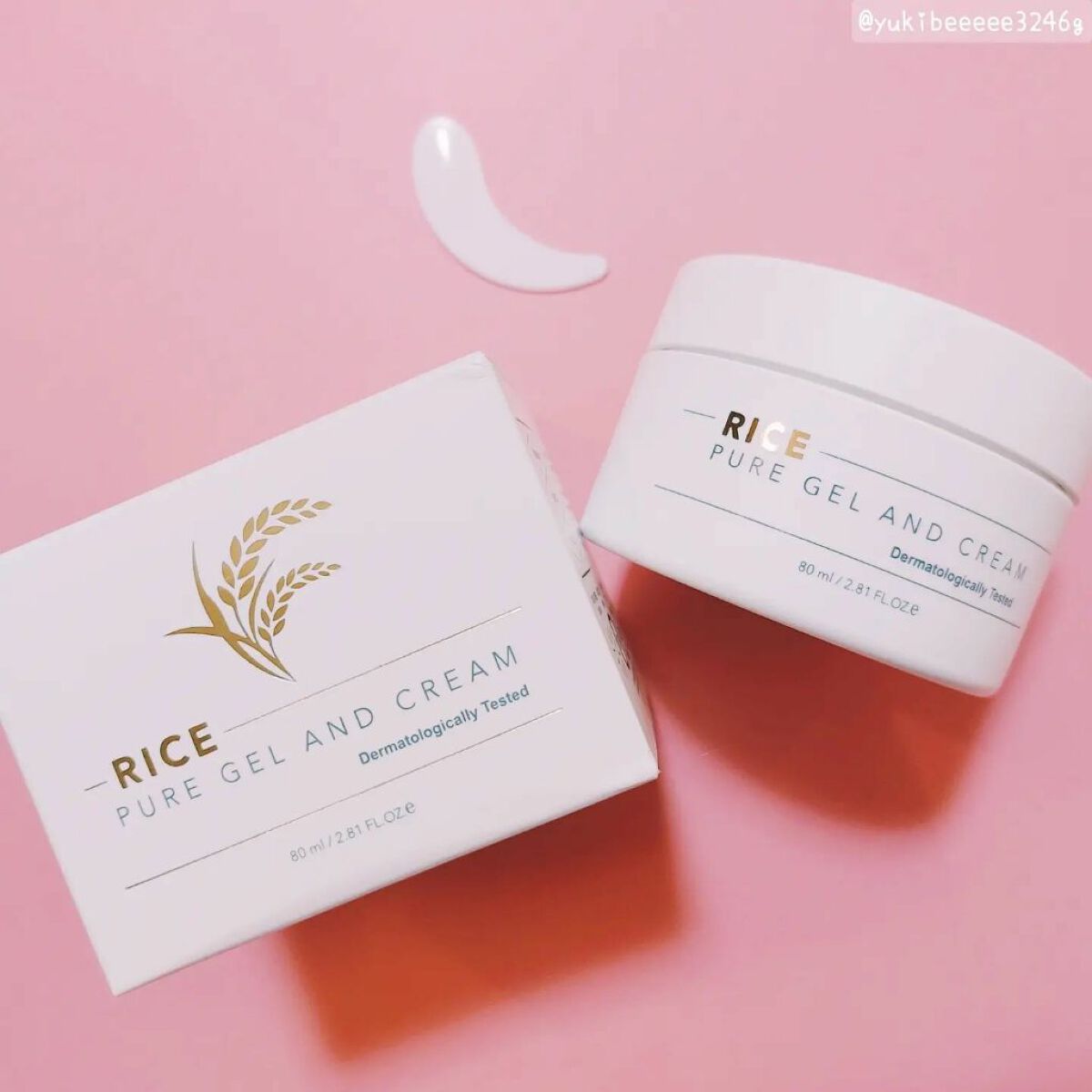 ライスピュアジェル&クリーム/THANK YOU FARMER/フェイスクリームを使ったクチコミ(4枚目)