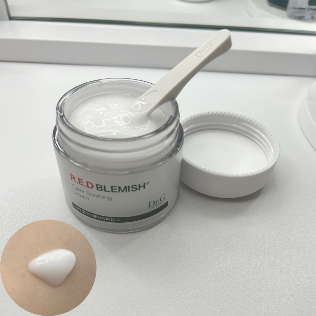 レッドブレミッシュ クリアモイスチャークリーム/Dr.G/フェイスクリームを使ったクチコミ（2枚目）