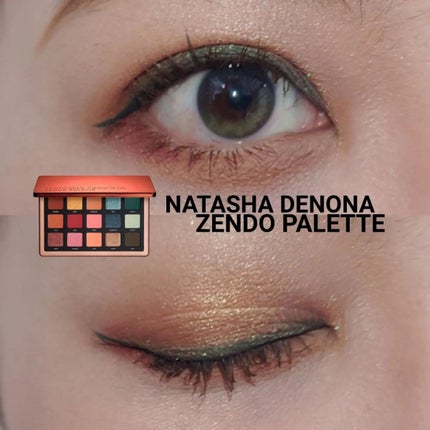Natasha Denona Zendo Palette のクチコミ「いつも閲覧、イイネありがとうございます☺️💖✨
.
.
#今日のメイク
......」(1枚目)