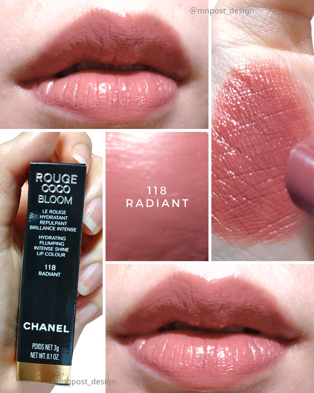 CHANEL❤︎リップ 確認用 ルージュ ココ ブルーム ｜CHANELの口コミ - ブルベにおすすめの口紅