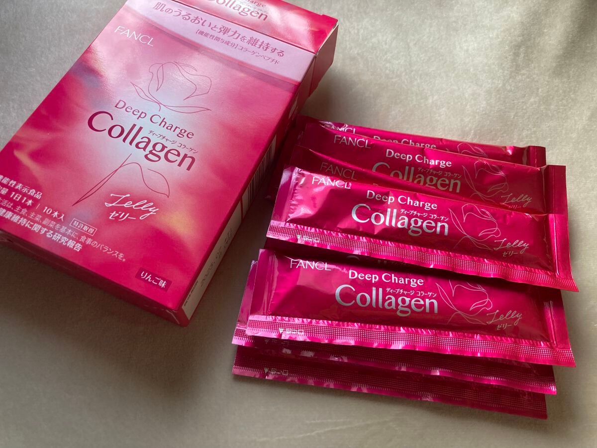 ディープチャージ コラーゲン スティックゼリー/ファンケル/美容サプリメントを使ったクチコミ(2枚目)