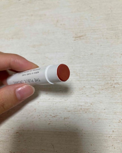 オーガニック認証 精油カラーリップスティック/THE PUBLIC ORGANIC/口紅を使ったクチコミ(3枚目)