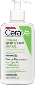 CeraVe Hydrating cream-to-foam cleanser  / CeraVe
