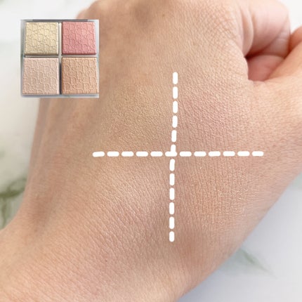 ディオール バックステージ フェイス グロウ パレット/Dior/ハイライトを使ったクチコミ(3枚目)