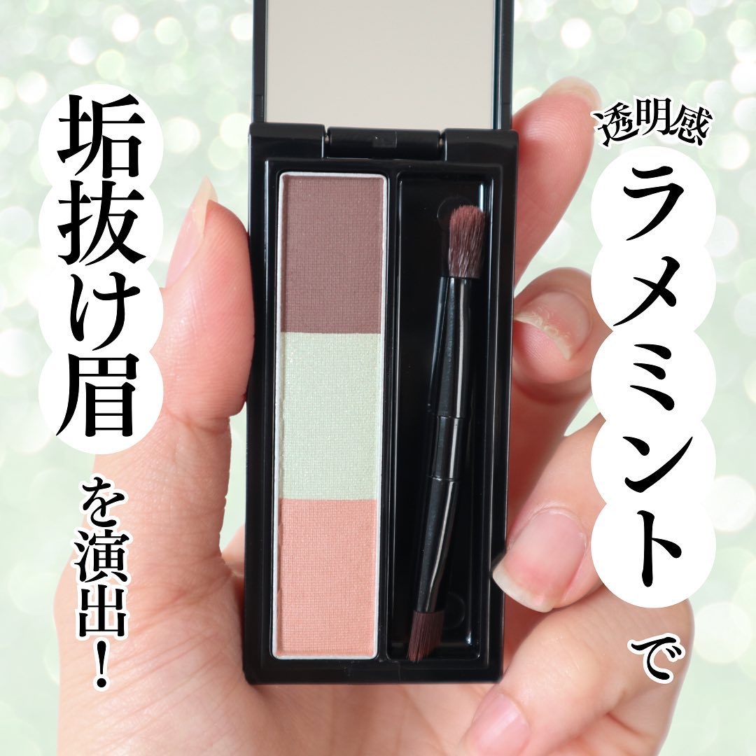 ヴィセ リシェ アイブロウパウダー BR-6 ニュアンスミント(限定)/Visée/パウダーアイブロウを使ったクチコミ（1枚目）