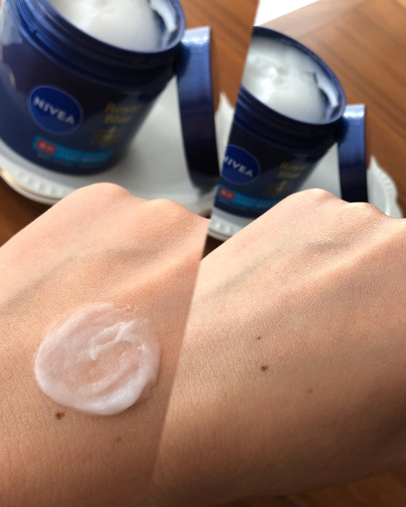 ニベア ロイヤルブルーボディクリーム うるおい密封ケア/ニベア/ボディクリームを使ったクチコミ(3枚目)