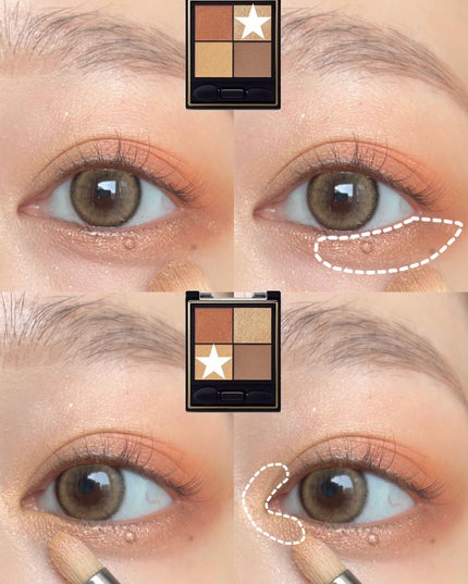 リアルクローズシャドウ/excel/アイシャドウパレットを使ったクチコミ(4枚目)