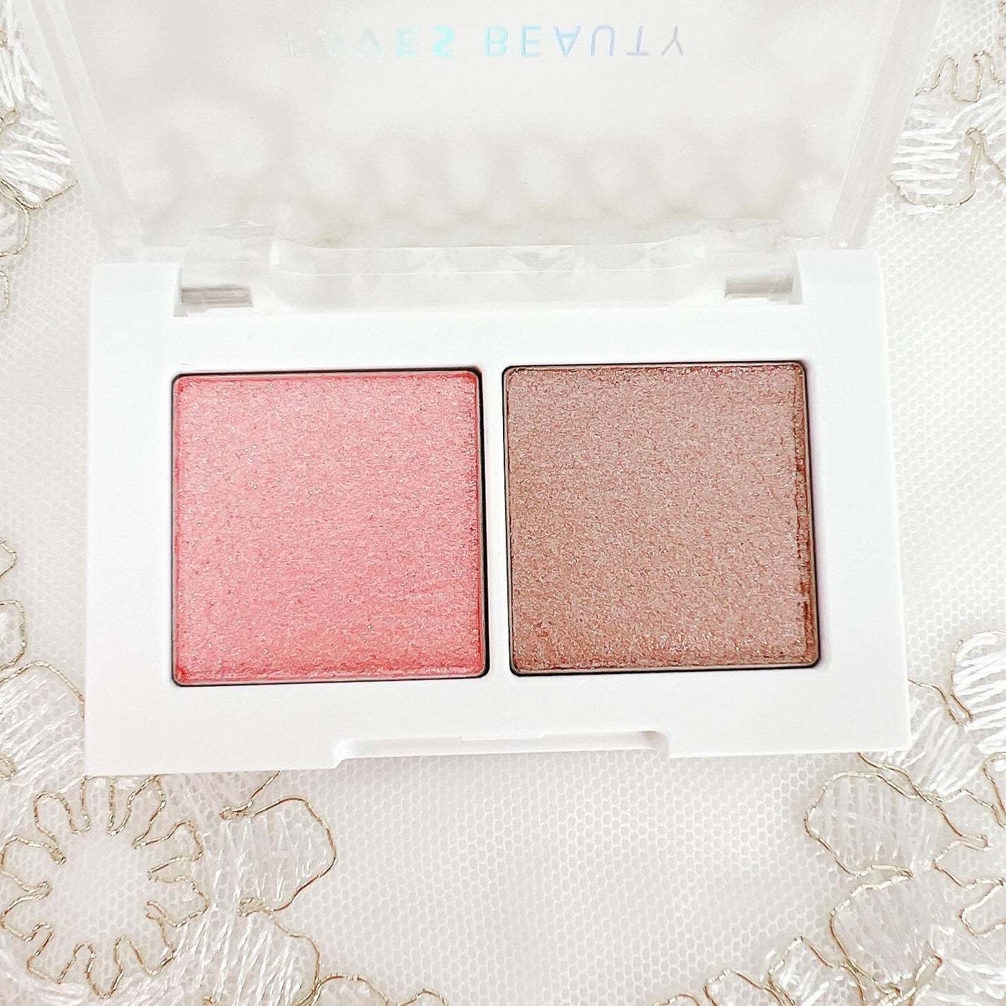 マイカラー デュオシャドウ/FAVES BEAUTY/アイシャドウパレットを使ったクチコミ(4枚目)