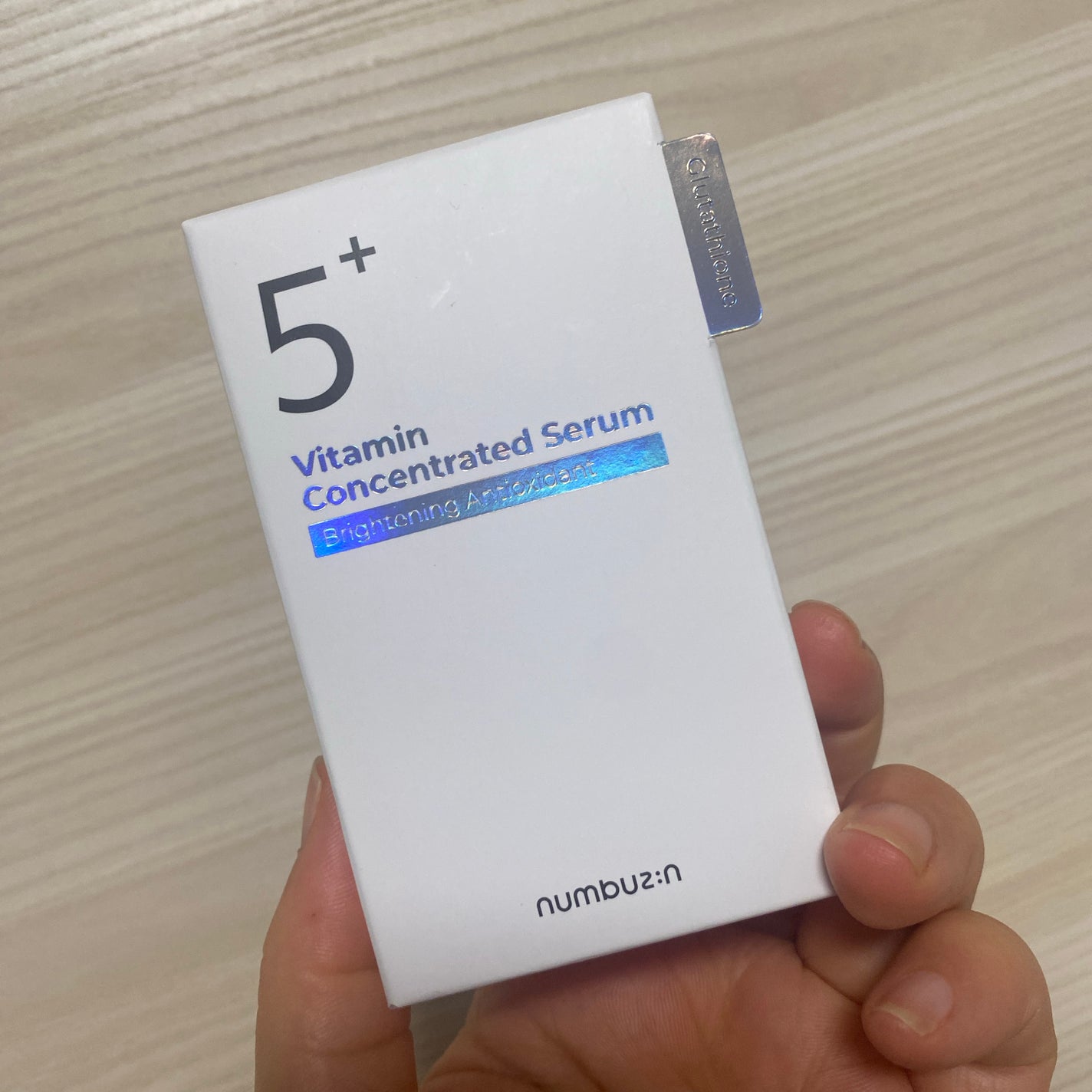 5番 白玉グルタチオンC美容液/numbuzin/美容液を使ったクチコミ(1枚目)