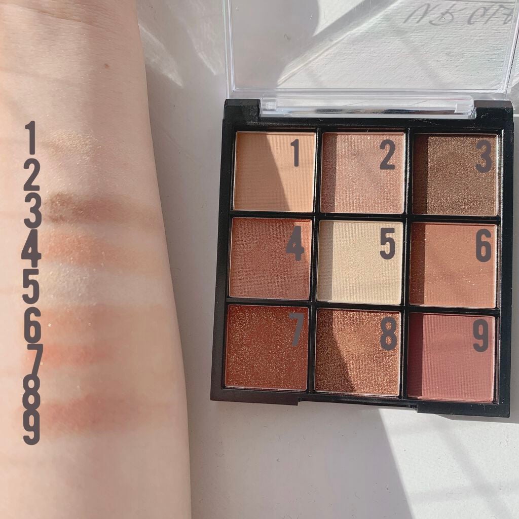 UR GLAM BLOOMING EYE COLOR PALETTE/U R GLAM/アイシャドウパレットを使ったクチコミ(3枚目)