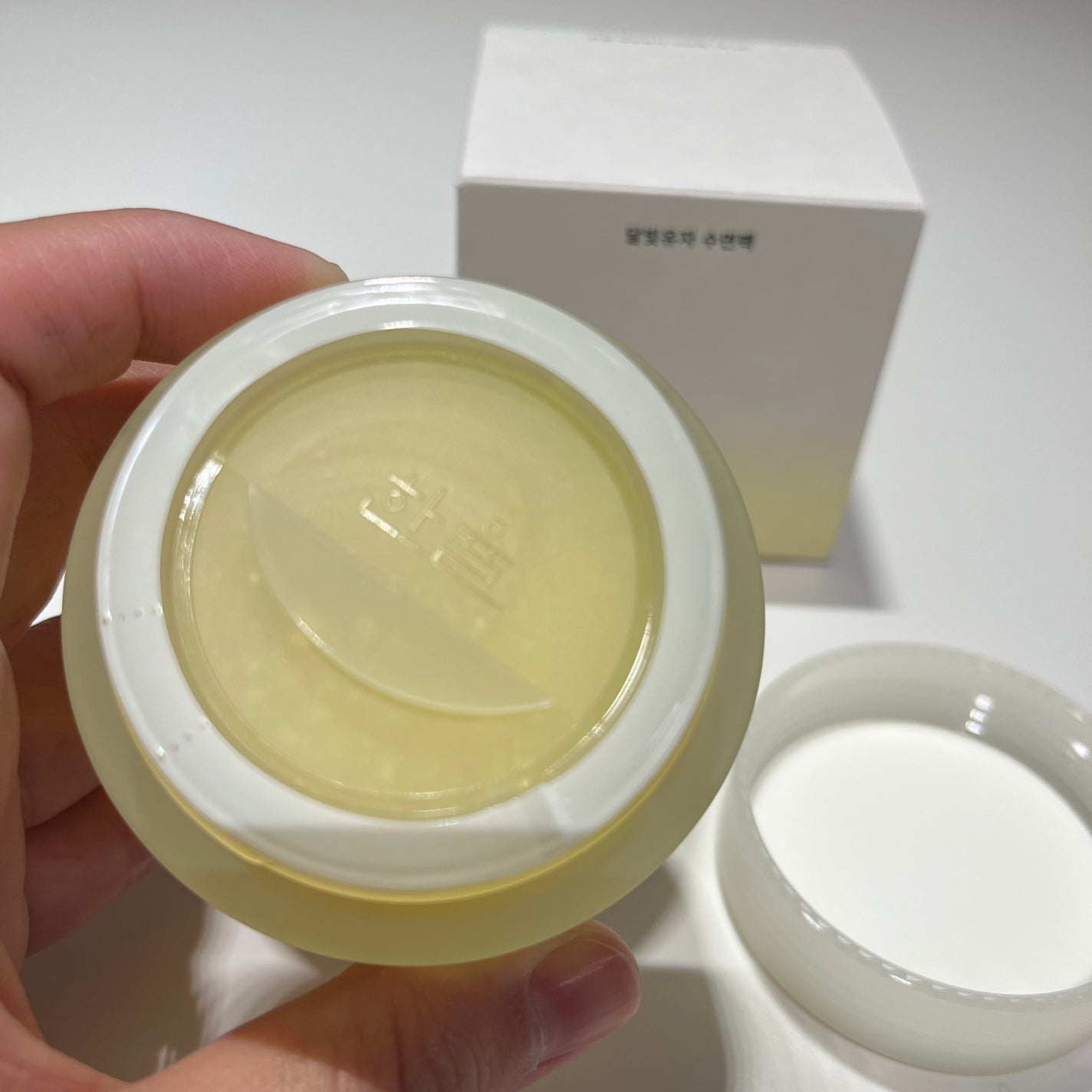 月光ゆず睡眠パック/HANYUL(ハンユル)/フェイスクリームを使ったクチコミ(3枚目)