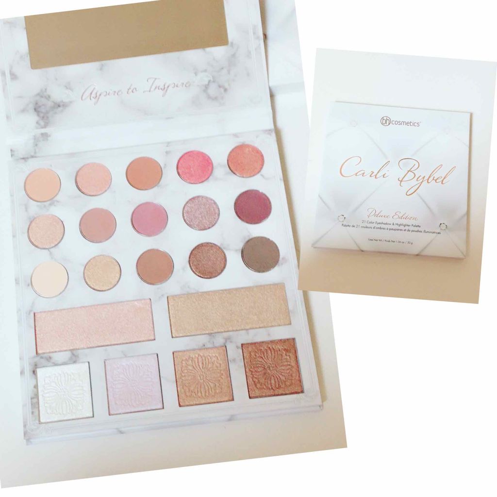 Carli Bybel Deluxe Edition 21 Color Eyeshadow & Highlighter Palette/bh cosmetics/アイシャドウパレットを使ったクチコミ（1枚目）