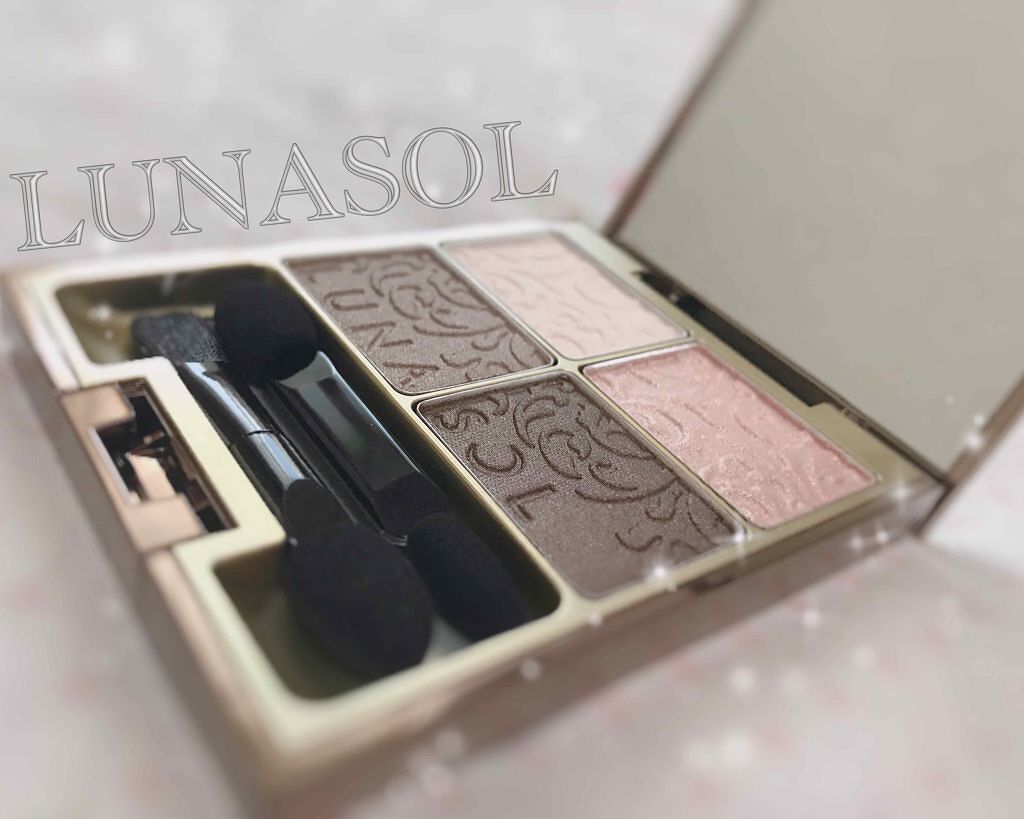 グレイスコントラスティングアイズ/LUNASOL/アイシャドウパレットを使ったクチコミ(1枚目)