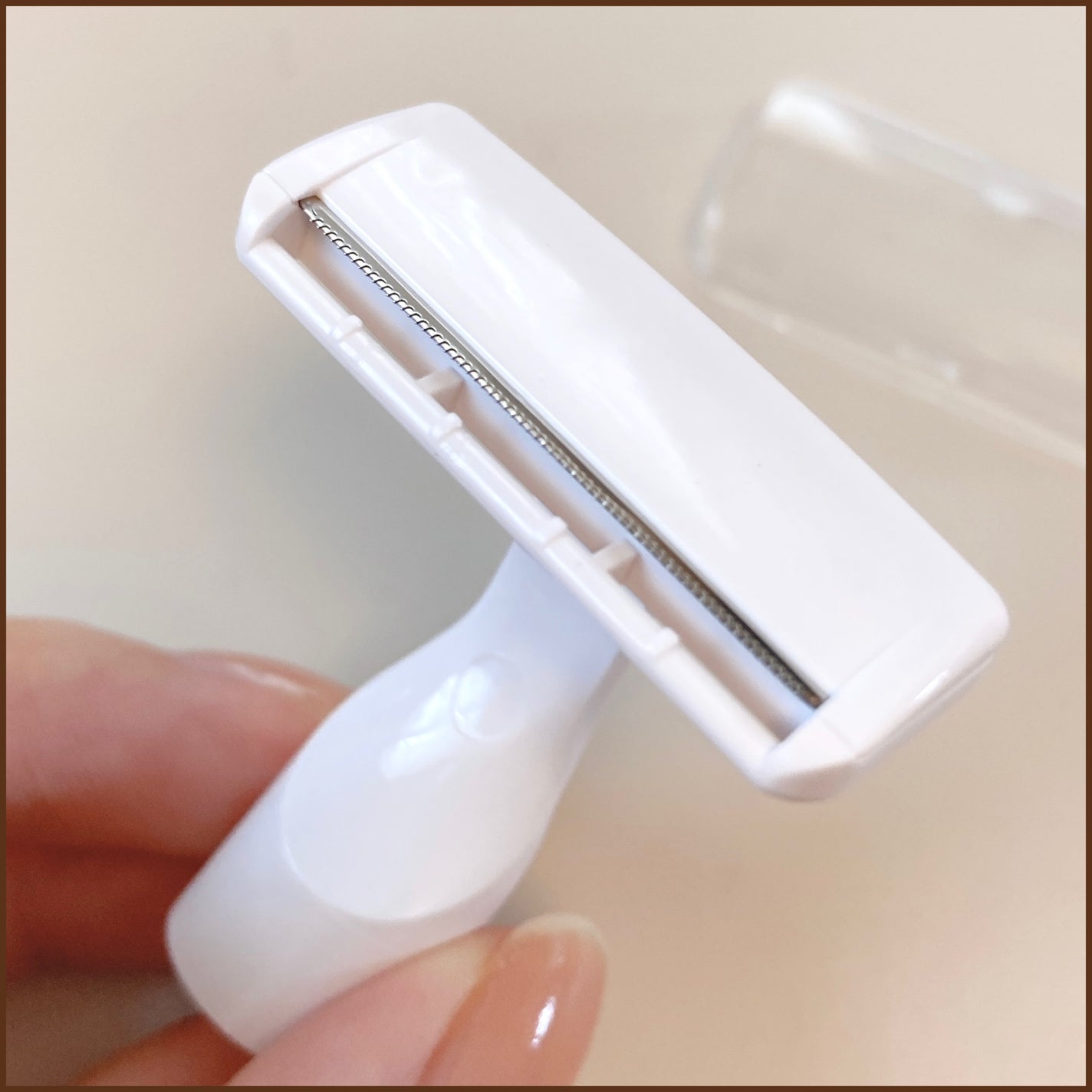 bi-hada ompa L ホルダー替刃2個付/貝印/シェーバーを使ったクチコミ(3枚目)