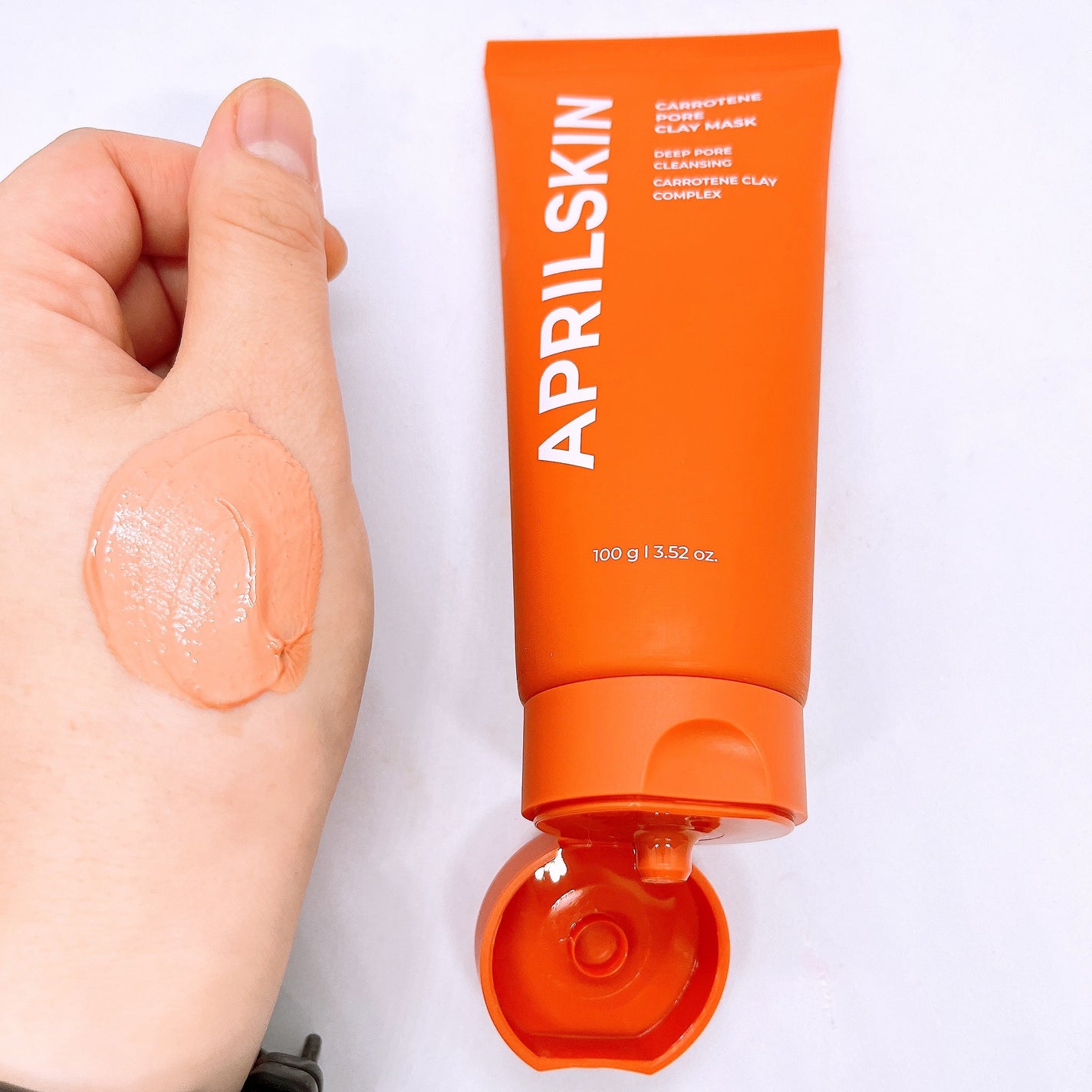 カロテン毛穴レスクレイパック/APRILSKIN/洗い流すパック・マスクを使ったクチコミ(3枚目)