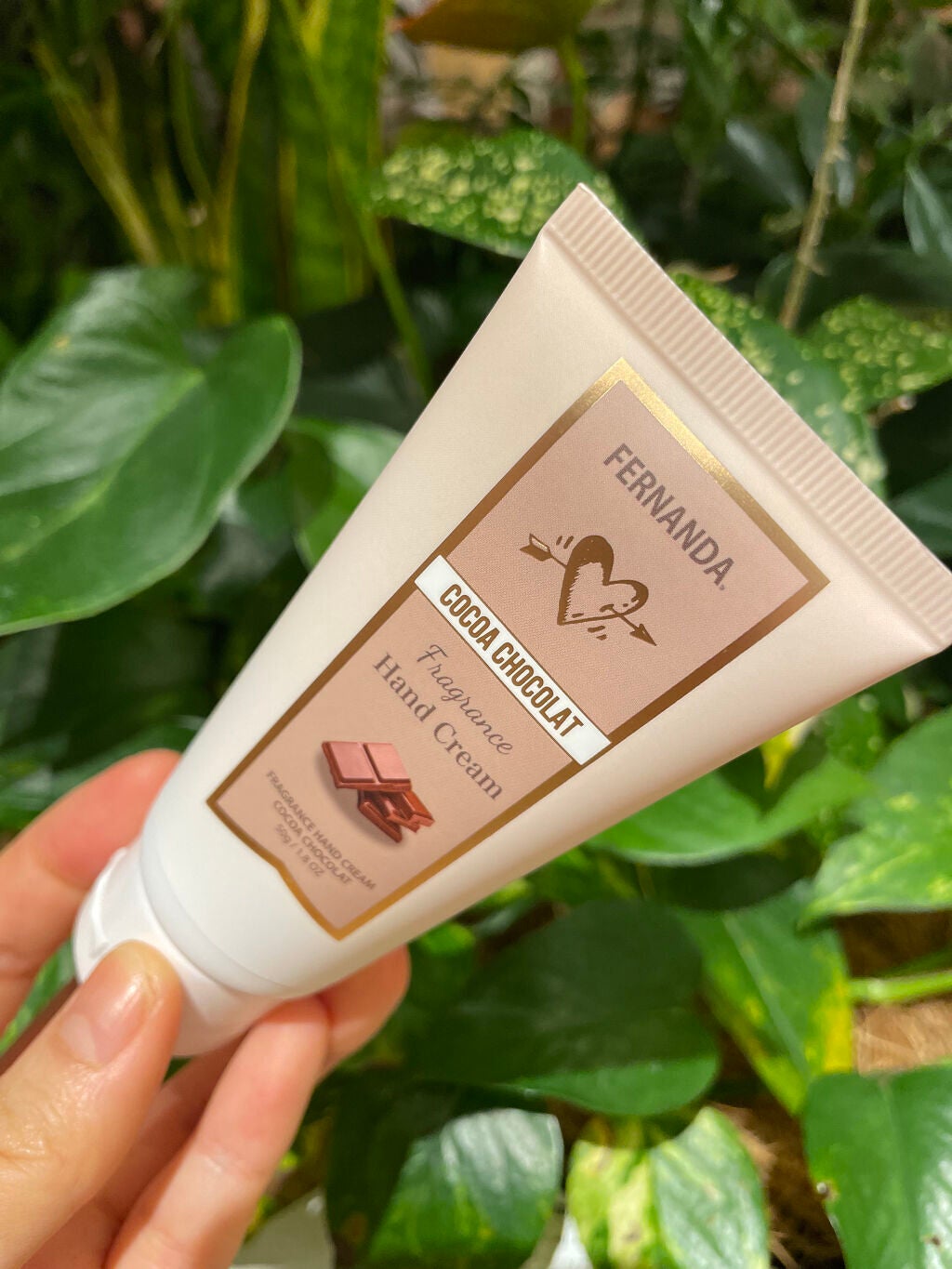 フレグランスハンドクリーム(ココアショコラ)/フェルナンダ/ハンドクリームを使ったクチコミ(4枚目)