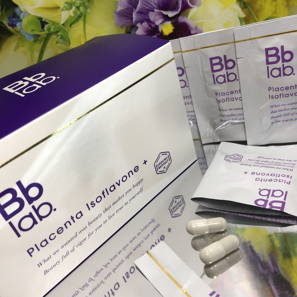 BB LAB Placenta Isoflavone +のクチコミ「株式会社ビービーラボラトリーズ
プラセンタ　イソフラボン+

豊富な美容成分をたっぷり含んだ「.....」（2枚目）