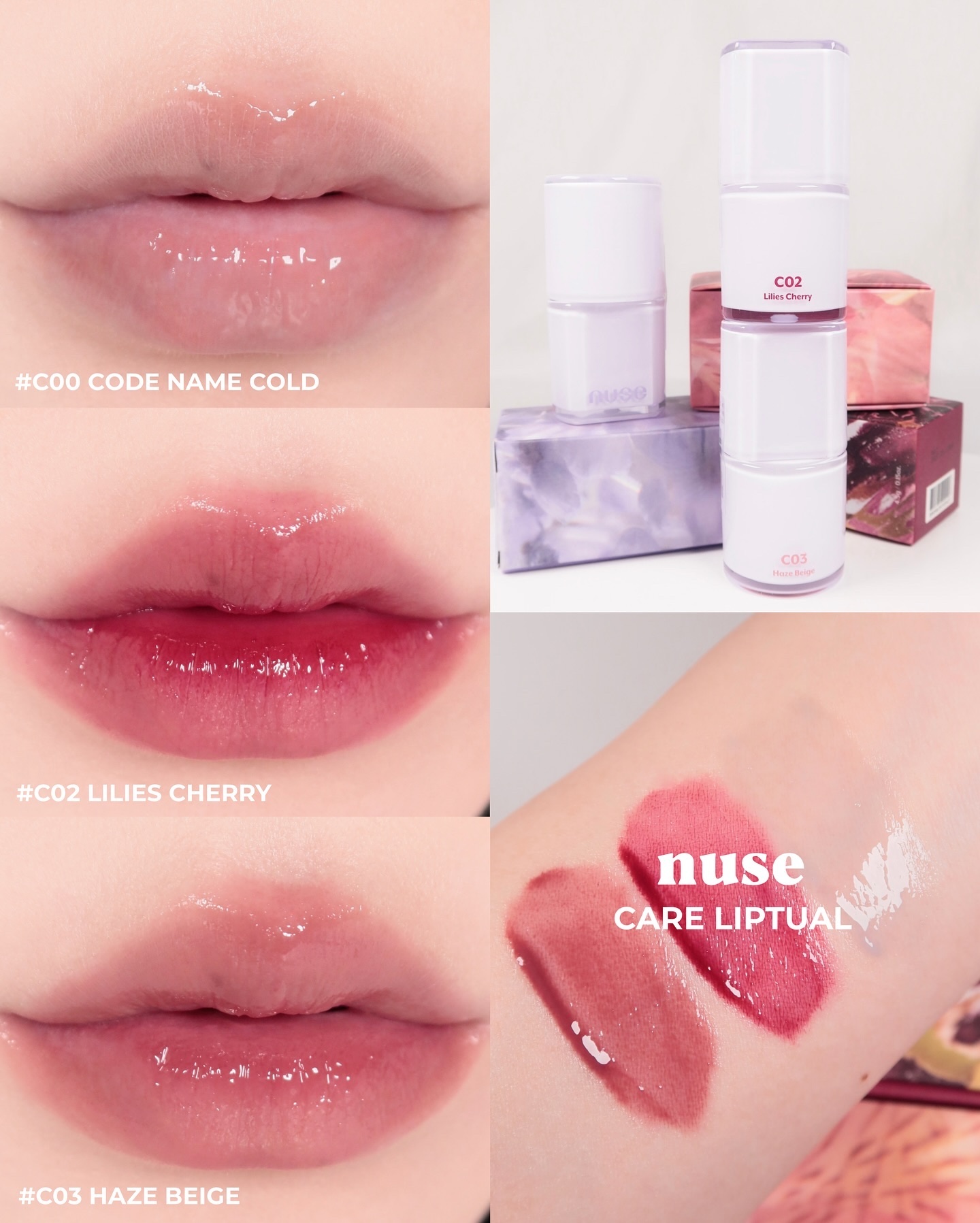 ケアリップチュアル/nuse/口紅を使ったクチコミ（1枚目）