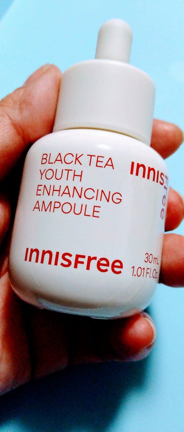 innisfree ブラックティー ユース セラムのクチコミ「【使った商品】
innisfree
ブラックティー ユース セラム　本体30ml

【商品の特.....」（3枚目）