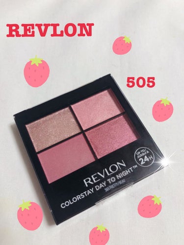 REVLON 
colorstay  day to night 
eyeshadow  quad 
565(pretty)

#REVLON 
#revlon 
#revlon アイシャドウ
#REVL