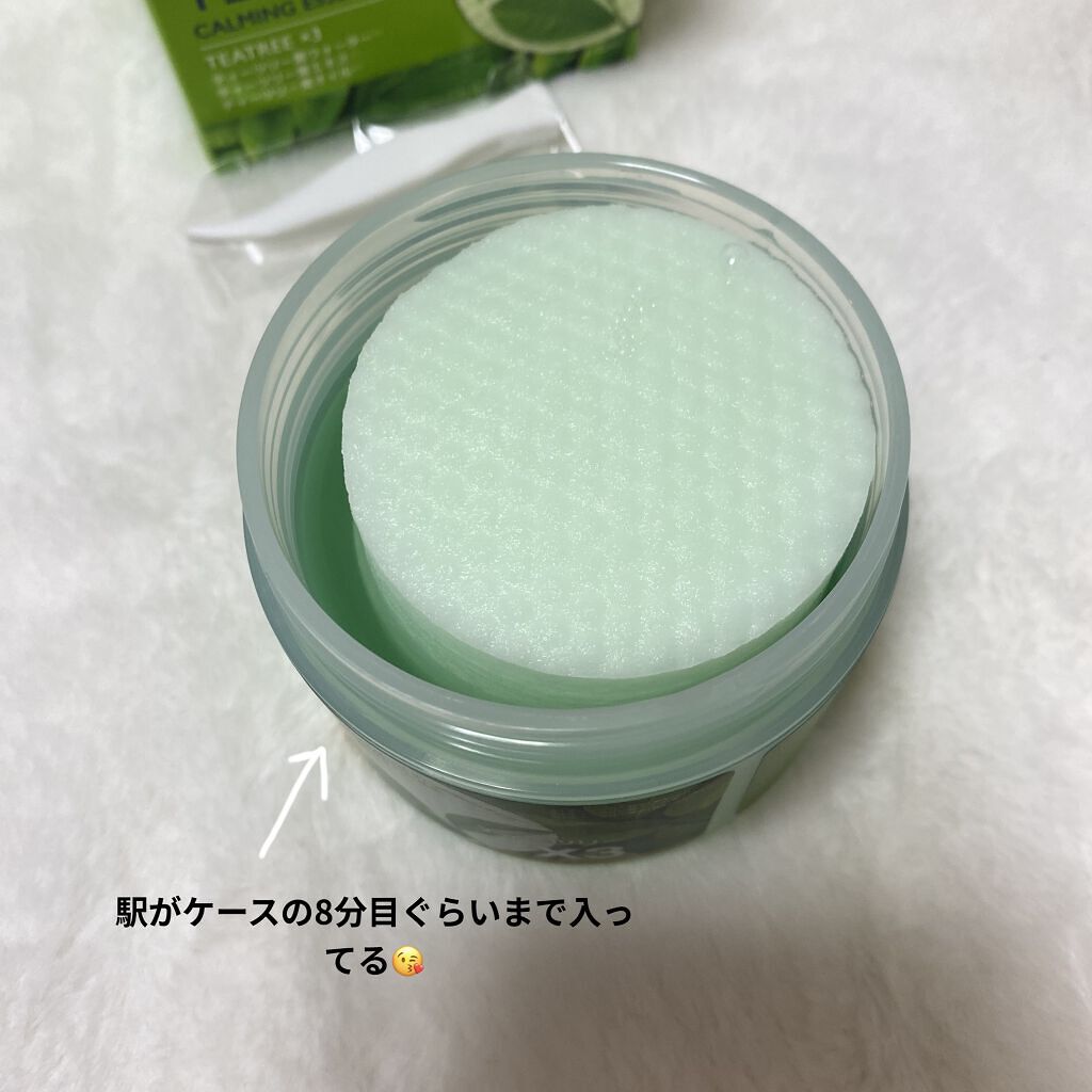 ティーツリーカーミングエッセンスパッド/MEDIHEAL/トナーパッドを使ったクチコミ（2枚目）