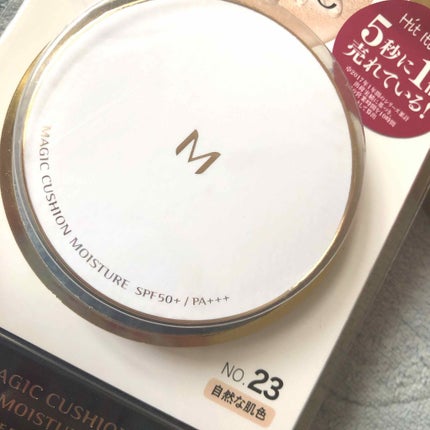 M クッション ファンデーション(モイスチャー)/MISSHA/クッションファンデーションを使ったクチコミ(1枚目)