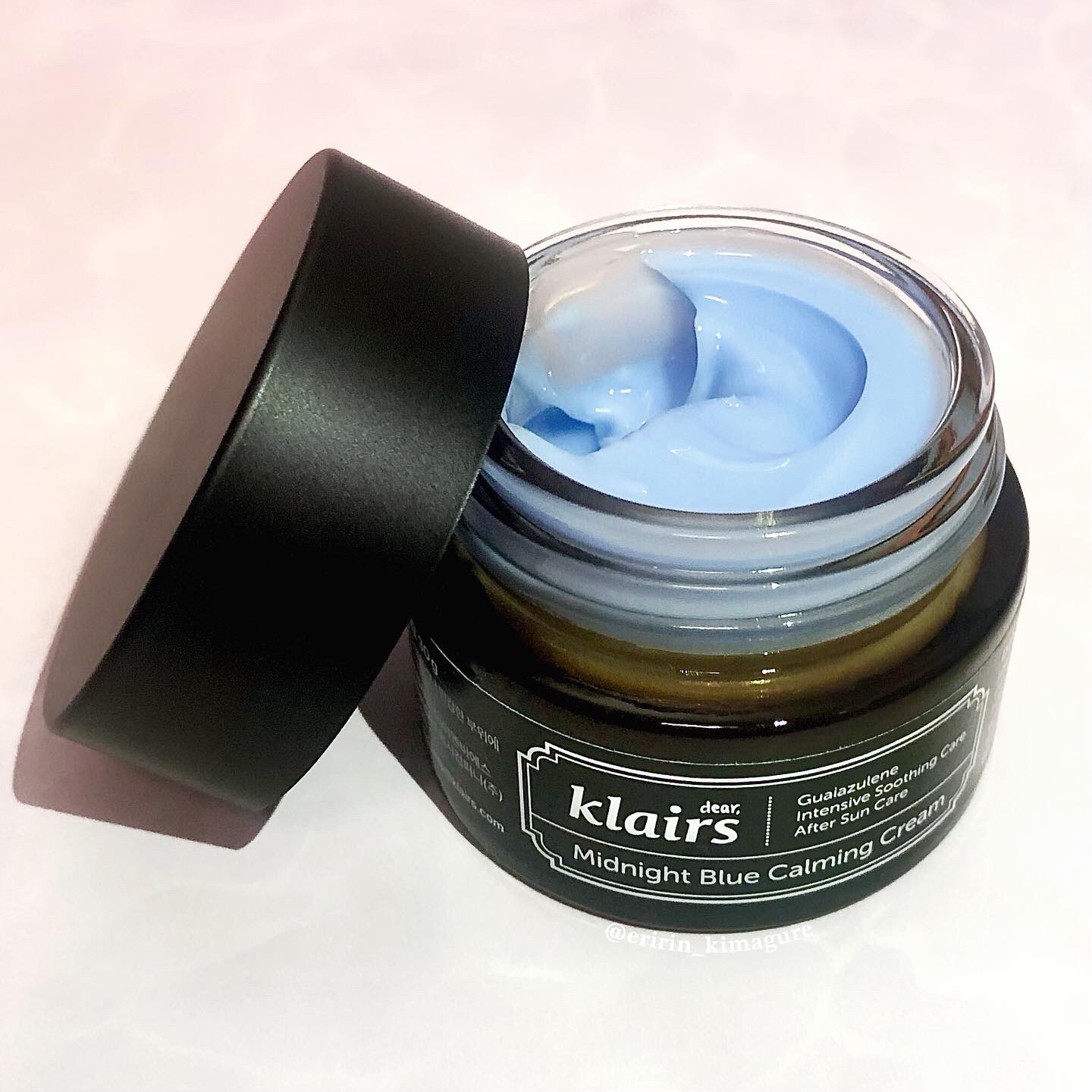 ミッドナイトブルーカーミングクリーム/Klairs/フェイスクリームを使ったクチコミ（3枚目）