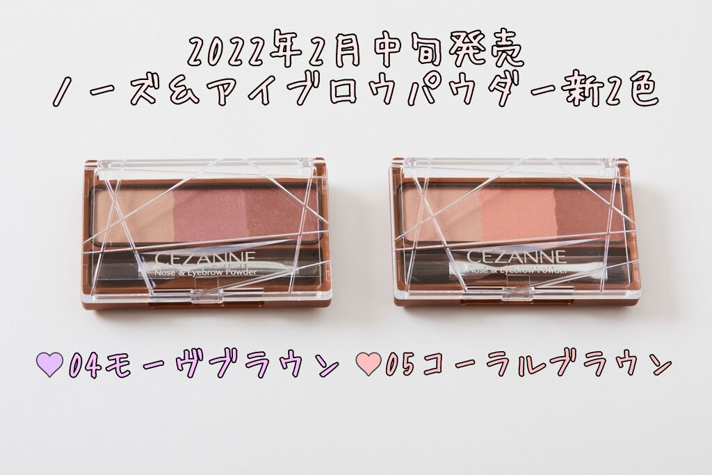 ノーズ＆アイブロウパウダー/CEZANNE/パウダーアイブロウを使ったクチコミ（2枚目）