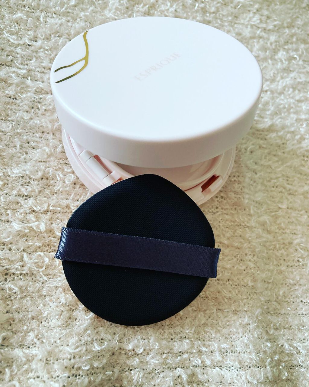 アクアリースキンウェア 02 ナチュラルベージュ/ESPRIQUE/クッションファンデーションを使ったクチコミ（1枚目）