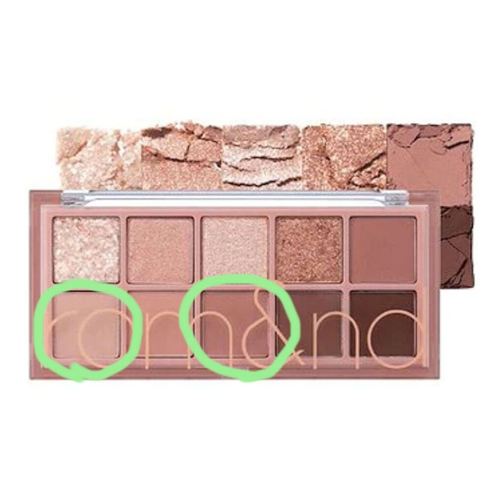 UR GLAM BLOOMING EYE COLOR PALETTE/U R GLAM/アイシャドウパレットを使ったクチコミ(4枚目)