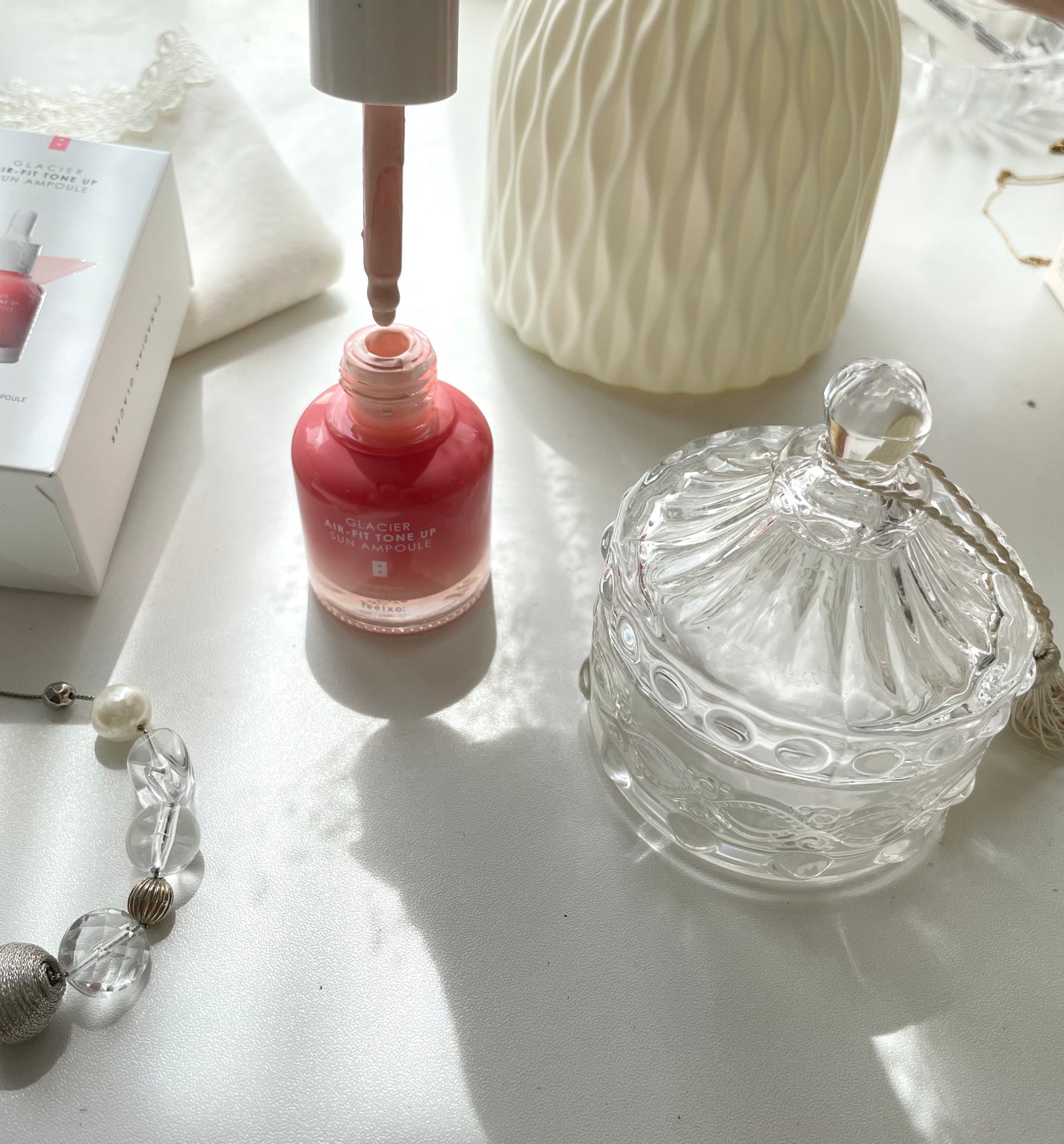 ピルソ グラシアエアフィットトーンアップサンアンプル SPF50 PA+++/feelxo/化粧下地を使ったクチコミ(2枚目)