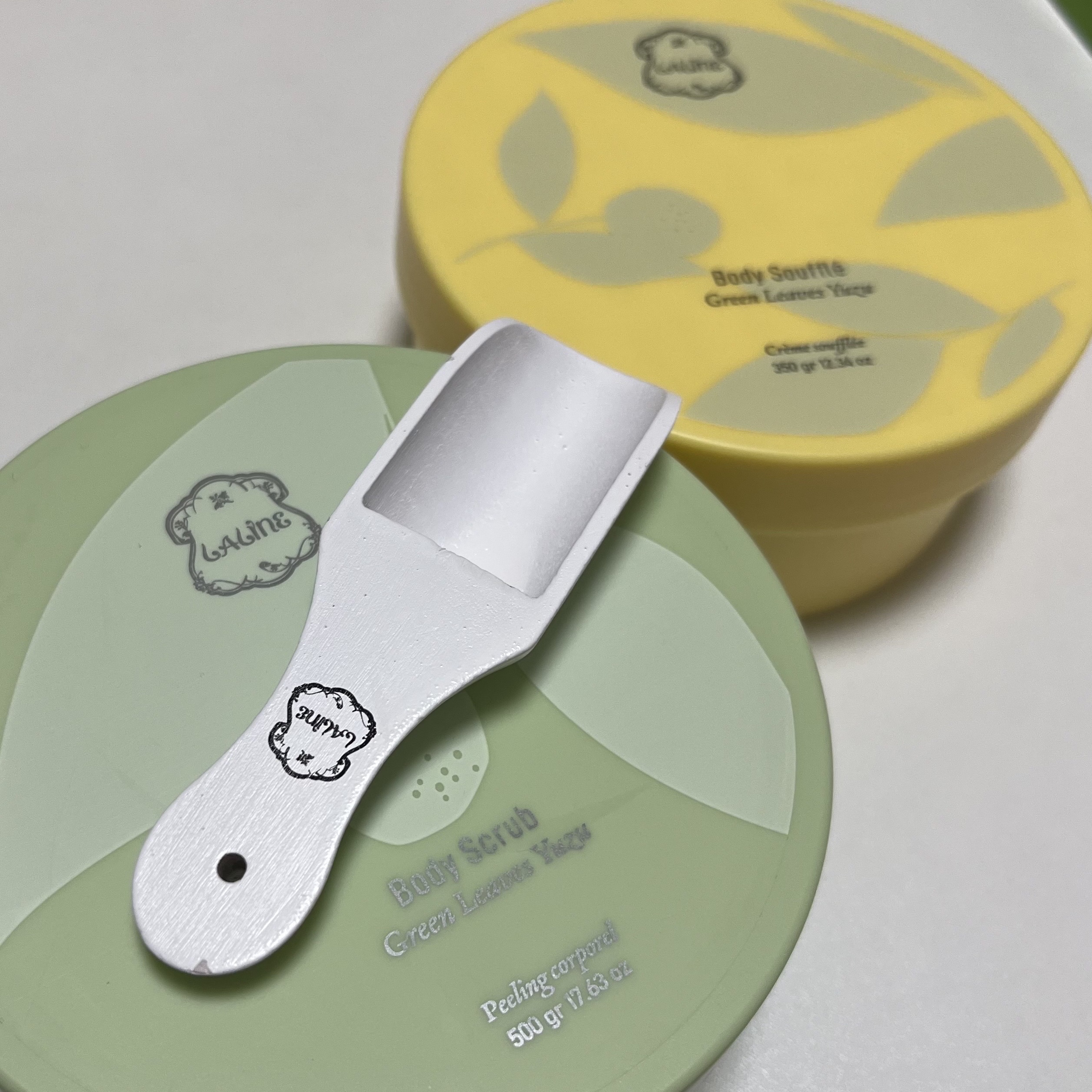 ボディスクラブ グリーン リーブス ユズ/Laline/ボディスクラブを使ったクチコミ（1枚目）