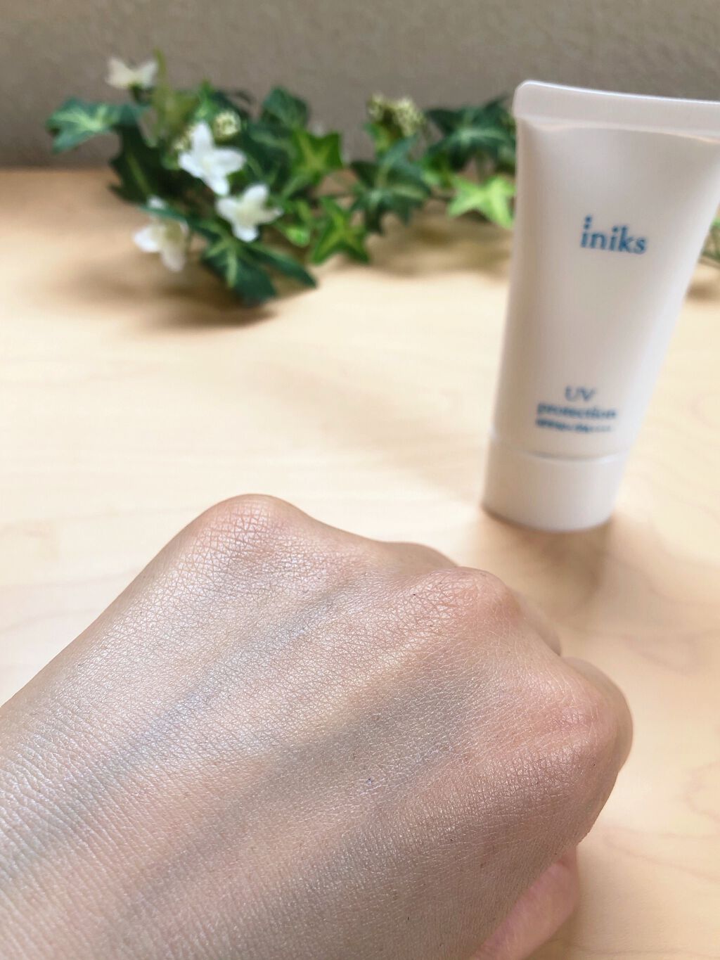 UV プロテクション/iniks/日焼け止めクリームを使ったクチコミ（3枚目）