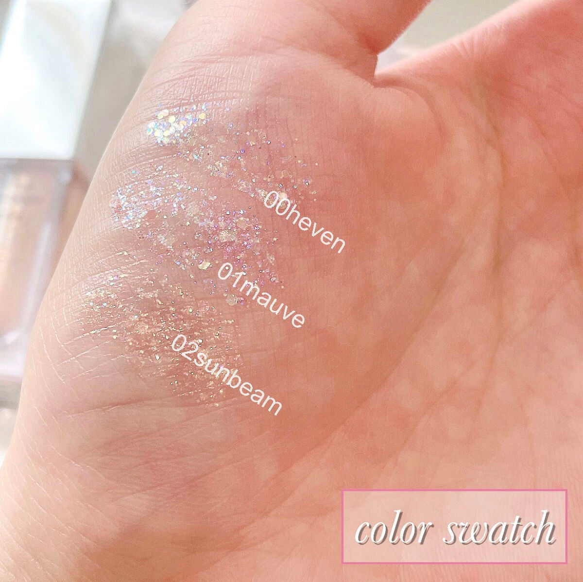 グリッターアイシャドウ/Dear.A/グリッターを使ったクチコミ(4枚目)