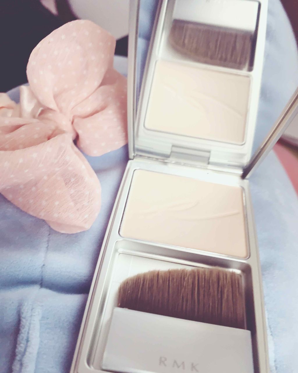 RMK シルクフィットフェイスパウダー/RMK/プレストパウダーを使ったクチコミ(3枚目)